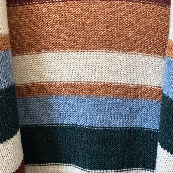 American Eagle Multi-colored Striped Cardigan Sweater - Picture 5 of 5